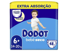 Carregar imagem no visualizador da galeria, Dodot - Fraldas Bebé Seco T6+ (+14 kg) com 48 Unidades