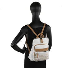 Carregar imagem no visualizador da galeria, Lois - Bolsos Mochila para Mujer, Mochilas Mujer Casual, Mochila Mujer Pequeña, Bolso Mochila Mujer Antirrobo, Mochila Blanco Mujer. Mochila Lois