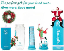 Carregar imagem no visualizador da galeria, Hydracy Botella de Agua con Filtro infusor para Fruta 1Litro, Funda antitranspirante y Marcador de Hora - plástico Durable 100% sin BPA ìPerfecta para Hacer Deporte y cuidar tu Salud!