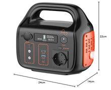 Carregar imagem no visualizador da galeria, Central Eléctrica Portátil: 296WH Batería de Copia de Seguridad Estación de Energía Portátil PD/AC/DC/USB Acumulador de Energía 300W Generador Solar para Camping Viaje Emergencia