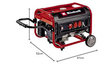 Carregar imagem no visualizador da galeria, Einhell Generador eléctrico (gasolina) TC-PG 35/E5 (máx. 3100 W, motor de 4 tiempos con bajas emisiones, 2 tomas de 230 V, 15 L tanque, función AVR, interruptor de sobrecargas)