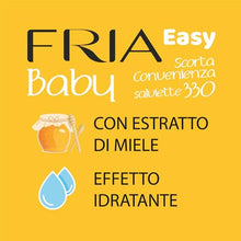 Carregar imagem no visualizador da galeria, Fria Easy Toallitas para el Cambio de Pañal del Bebé, con Aloe Vera y Extracto de Miel con Efecto Hidratante de la Piel, Dermatológicamente Testadas, Paquete de 330 Toallitas