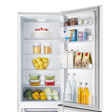 Carregar imagem no visualizador da galeria, Hisense RB343D4CWE - Frigoríficos Combi, 269L, Clase E, An 55cm x Al 180cm, Apertura de Puertas 90º, Puerta Reversible, Cajón Frutas y Verduras, Iluminación Led, Balconera de Gran Capacidad, Blanco