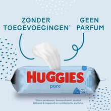 Carregar imagem no visualizador da galeria, Huggies Pure Toallitas para Bebé, 99% Agua Pura, 18 Packs de 56, Total 1008 Toallitas