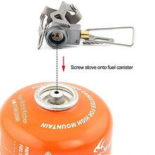 Carregar imagem no visualizador da galeria, BRS Estufa de Gas Ultraligera de Solo 26g, Portátil de Aleación de Titanio Ultraligero Mochila Acampar al Aire Libre, Adecuada Para Acampar y Hacer Picnic