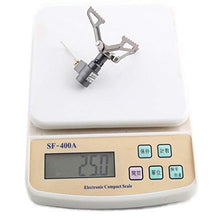 Carregar imagem no visualizador da galeria, BRS Estufa de Gas Ultraligera de Solo 26g, Portátil de Aleación de Titanio Ultraligero Mochila Acampar al Aire Libre, Adecuada Para Acampar y Hacer Picnic