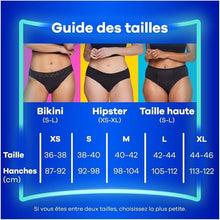 Carica l'immagine nel visualizzatore di Gallery, Always – Braga Menstrual Bikini Lavable, L, 42-44, 1 Ropa Interior Menstrual, Negro, Flujo Medio, Reutilizable hasta 100 Lavados, hasta 12 Horas de protección, Comodidad Durante Todo el día