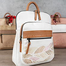 Carregar imagem no visualizador da galeria, Lois - Bolsos Mochila para Mujer, Mochilas Mujer Casual, Mochila Mujer Pequeña, Bolso Mochila Mujer Antirrobo, Mochila Blanco Mujer. Mochila Lois
