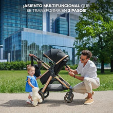 Carregar imagem no visualizador da galeria, Kinderkraft ESME Silla de Coche 3 en 1 Set, con Portabebés Mink PRO I-Size, Sistema de Viaje, Cochecito para Bebé, Cochecito, Plegable, para Recién Nacido hasta 4 Años, Gris