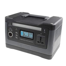 Carregar imagem no visualizador da galeria, HTDRE Generador portátil para Exteriores de 300 WH, estación de energía de Emergencia con inversor de CC y CA, Carga Mediante Panel Solar y Toma de Corriente para Camping.