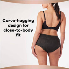 Carregar imagem no visualizador da galeria, Always Discreet Lote de 4 cuecas para incontinência e incontinência, tamanho M, cor preta