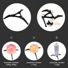 Carregar imagem no visualizador da galeria, Odoland - Juego de sartenes para Camping, 10 Utensilios de Cocina completos de Aluminio Duradero, con Estufa portátil Ultraligera para Senderismo, Pesca