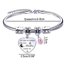 Laden Sie das Bild in den Galerie-Viewer.MVBVBV Pulsera para Mamá e hija personalizada día de la Madre, cumpleaños, Navidad (1)
