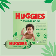 Carica l'immagine nel visualizzatore di Gallery, Huggies Natural Care Toalhitas para bebé, pack 10x56