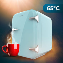 Carregar imagem no visualizador da galeria, Cecotec Mini Nevera Bolero MiniCooling 4L Habana Light Blue, Funcionamiento 12V-220V, Compatible coche y caravanas, Función enfriamiento y calentamiento, Rango temperatura 5-65º, Transporte fácil