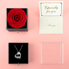 Załaduj obraz do przeglądarki galerii, Sunia Regalo Dia de la Madre, Rosa Eterna con Collar Plata de Ley 925, Mejor Madre del Mundo, Rosa Eterna Natural Preservada Regalos para Madres,Regalo Cumpleaños Mama,Día de la Madre Regalo para Mama