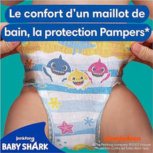 Carregar imagem no visualizador da galeria, Pampers Splashers, Tamaño 4-5, 11 Pañales de Baño Desechables, 9-15kg, La Comodidad De Un Traje De Baño Y La Protección Pampers Óptima en el Agua, Edición Limitada Baby Shark