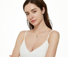 Carregar imagem no visualizador da galeria, LAVUMO Collares Mujer Amor Colgante de Corazón Oro Rosa Plata de Ley 925 Collares de Mujer,Joyas Regalos para Esposa, Mamá, Novia, Cumpleaños Navidad Aniversario día de San Valentín Regalo