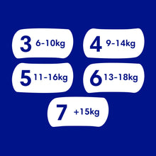 Carregar imagem no visualizador da galeria, Dodot Pañales Bebé-Seco, Talla 6 (13-18 kg), 132 Pañales + 1 Pack de 10 Toallitas Regalo de Aqua Plastic Free, Una Noche Hasta Un 100% Libre De Fugas, Pack Mensual