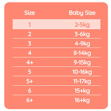 Carregar imagem no visualizador da galeria, Marca Amazon - Mama Bear pañales premium, Talla 1 (2-5 kg), Blanco, 96 Unidad, Paquetes de 1