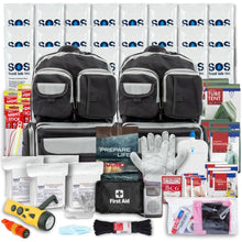 Carregar imagem no visualizador da galeria, Emergency Zone Urban Survival Bug out Bag - 4 Person | Bugout Backpack Survival Kit w/Emergency Food Supply, Survival Gear and Supplies for Disasters