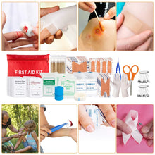 Carregar imagem no visualizador da galeria, Kit de supervivencia, kit de primeros auxilios de supervivencia de 250 piezas con bolsa compatible con sistema Molle y tienda de campaña de emergencia, kit de emergencia para terremoto, aventura al