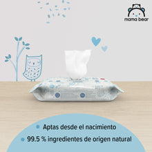 Carregar imagem no visualizador da galeria, Marca Amazon - Mama Bear Ultra Sensitive, Toallitas humedas para bebé, Sin fragancia, 1080 Unidad (18 Paquete de 60)