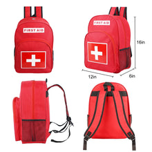 Carregar imagem no visualizador da galeria, Mochila de primeros auxilios, mochila médica de emergencia, impermeable y de gran capacidad, bolsa vacía de primeros auxilios, ideal para paramédicos de EMT en casa, oficina, etc