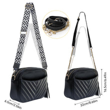 Carregar imagem no visualizador da galeria, Wuciray Bolso Bandolera Mujer Negro Malas Senhora Cuero PU con Correa Ancha Crossbody Bag Bolsos Mujer Bandolera para Mujer Bolso Negro Mujer Bolsos Bandolera Mujer