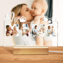 Carregar imagem no visualizador da galeria, Regalo Dia de la madre - Regalos originales fotos para mama- Lampara Personalizada regalo mujer fotos personalizados cosas que regalar día pareja cumpleaños personalizadas con foto madres (5)