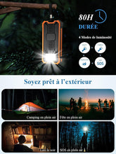 Carregar imagem no visualizador da galeria, Cargador Solar 20000mAh Power Bank Bateria Externa PD20W Carga Rapida Bateria Portatil Solar Powerbank USB C Input & Output Compatible con Smartphones Tablets