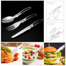 Carregar imagem no visualizador da galeria, Odoland - Juego de sartenes para Camping, 10 Utensilios de Cocina completos de Aluminio Duradero, con Estufa portátil Ultraligera para Senderismo, Pesca