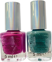 Carregar imagem no visualizador da galeria, Conjunto de manicure infantil, 8 peças, kit de unhas para meninas com esmalte, autocolantes e unhas postiças, maquilhagem segura para meninas a partir de 6 anos