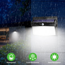 Carregar imagem no visualizador da galeria, nipify Luz Solar Exterior,3 Modos / 2 Paquete Luz Solar Exterior con Sensor de Movimiento, Impermeable Foco exterior solar para Jardín, Garaje, Calle, Patio, Caminos