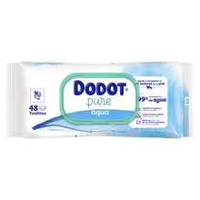 Carregar imagem no visualizador da galeria, Dodot Toallitas Pure Aqua Para Bebé 9 Paquetes De 48 Unidades = 432 Toallitas, Ayuda a restaurar el pH natural de la piel, 99% agua