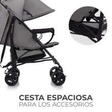 Carregar imagem no visualizador da galeria, Kinderkraft TIK Silla de Paseo, Carrito para bebé, Posición reclinada y Tumbada, Carro Plegable, Ligero - 6,5kg, Material Impermeable, Gris