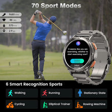Carregar imagem no visualizador da galeria, KOSPET Tank 2 - Edição Especial Prateada - Relógio Inteligente - Tela AMOLED 1.43", Resistente MIL-STD-810H, Bluetooth, 60 Dias de Bateria | Android e iOS (Copiar)