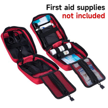 Carregar imagem no visualizador da galeria, Krisvie Tactical EMT Medical - Bolsa de Nailon 1000D con Parche de Primeros Auxilios (Rojo)