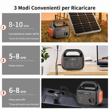Carregar imagem no visualizador da galeria, Central Eléctrica Portátil: 296WH Batería de Copia de Seguridad Estación de Energía Portátil PD/AC/DC/USB Acumulador de Energía 300W Generador Solar para Camping Viaje Emergencia