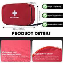 Carregar imagem no visualizador da galeria, LURNODY Botiquín de Primeros Auxilios para Exteriores Botiquin Casa Botiquin de Primeros Auxilios, Accesorio de Primeros Auxilios para Exteriores Casa Viajes Escuela Oficina Etc