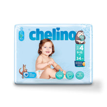 Carregar imagem no visualizador da galeria, Chelino Pañal infantil Talla 4 Gateo (9-15kg), 204 Pañales
