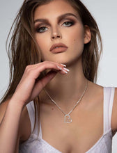 Carregar imagem no visualizador da galeria, INFUSEU Regalo Dia De La Madre, Te Quiero Mama Plata De Ley 925 Colgante Madre E Hija Collar Corazon Oro Rosa Mujer Abrazo Para Madre Y Bebé Para Tu Madre