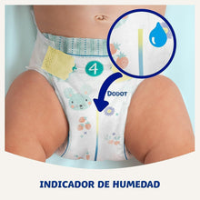 Carregar imagem no visualizador da galeria, Dodot Fraldas de bebé sensíveis tamanho 2 (4-8 kg), 174 unidades, proteção da pele recém-nascido, ultra macias, indicador de humidade, barreira anti-fugas, testados dermatologicamente