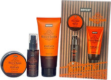 Carregar imagem no visualizador da galeria, Kit de cuidados para barba e cabelo com champô, óleo e cera 3 peças