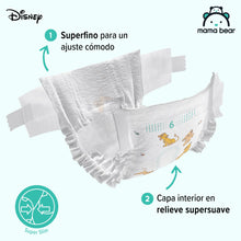 Carregar imagem no visualizador da galeria, Marca Amazon - Mama Bear Disney pañales ultrasecos, Talla 6 (15+ kg) , Blanco, 140 Unidad, 2 Paquetes de 70 - PACK MENSUAL