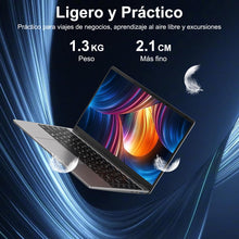 Carregar imagem no visualizador da galeria, Ordenador Portátil 14 Pulgadas Win 11 con 5G WiFi,6GB RAM 256GB SSD Expansión SSD 1TB(Up to 2.8Ghz),BT4.2 3.0 Transmisión Puerto 1920×1080 Portátiles FHD Buenos & Mini Puerto Multimedia con ratón-Gris