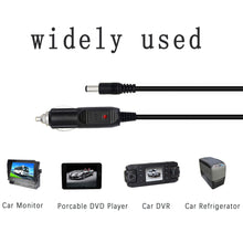 Carregar imagem no visualizador da galeria, PNGKNYOCN 12V DCcable de alimentación para automóvil 18 AWG 5.5 mm x 2.5 mm DC al Encendedor de Cigarrillos del automóvil, Utilizado para CCTV, refrigerador de automóvil (10 FT)