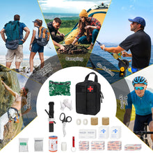 Carregar imagem no visualizador da galeria, DAJASD Botiquín De Primeros Auxilios, 54PCS Botiquín Primeros Auxilios Completo, Kit de Primeros Auxilios, Botiquín de Emergencias para Coche Camping Mochilero Senderismo Caza