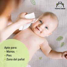 Carregar imagem no visualizador da galeria, Marca Amazon - Mama Bear Fresh Toallitas húmedas para bebé, Aloe vera, 1008 Unidad, 18 Paquetes de 56