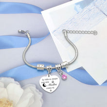 Laden Sie das Bild in den Galerie-Viewer.MVBVBV Pulsera para Mamá e hija personalizada día de la Madre, cumpleaños, Navidad (1)